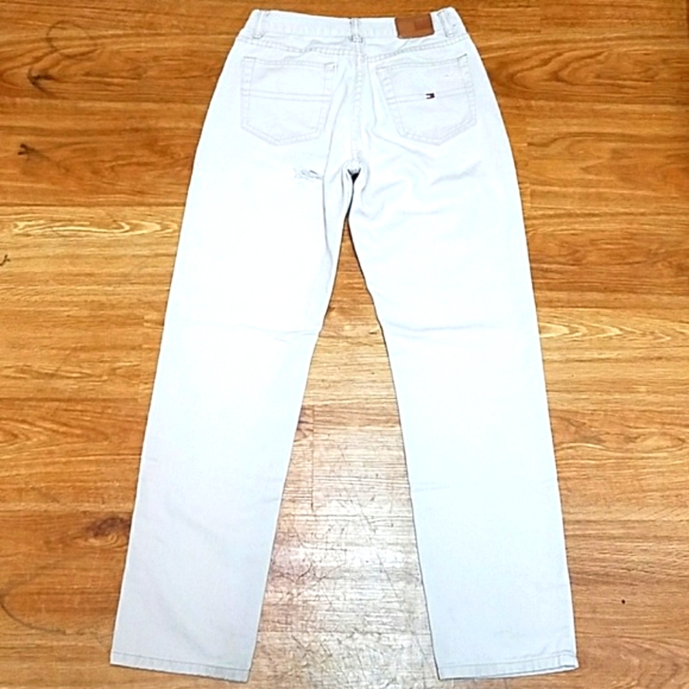 VINT TOMMY HILFIGER WOMEN'S GIRLS STRAIGHT 4x29 JEANS - Picture 3 of 8